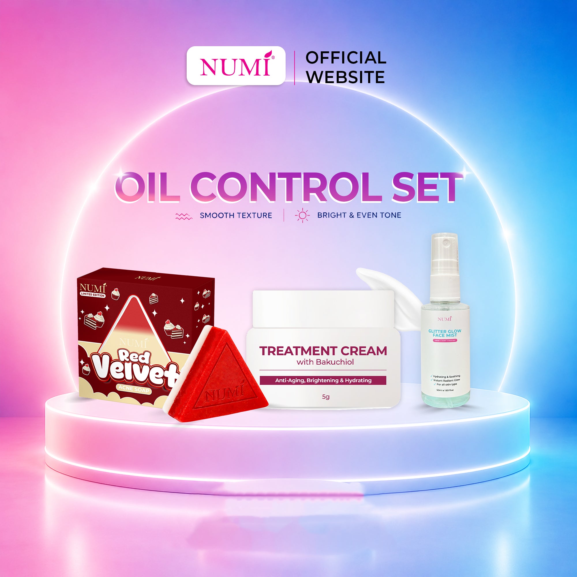 NUMI Oil Control Set (Kulit Berminyak & Jerawat)