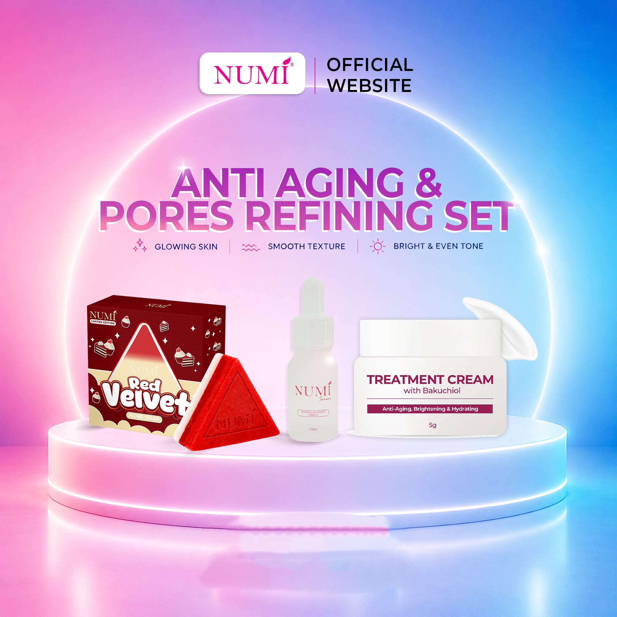 NUMI Anti Aging & Pores Refining Combo Set